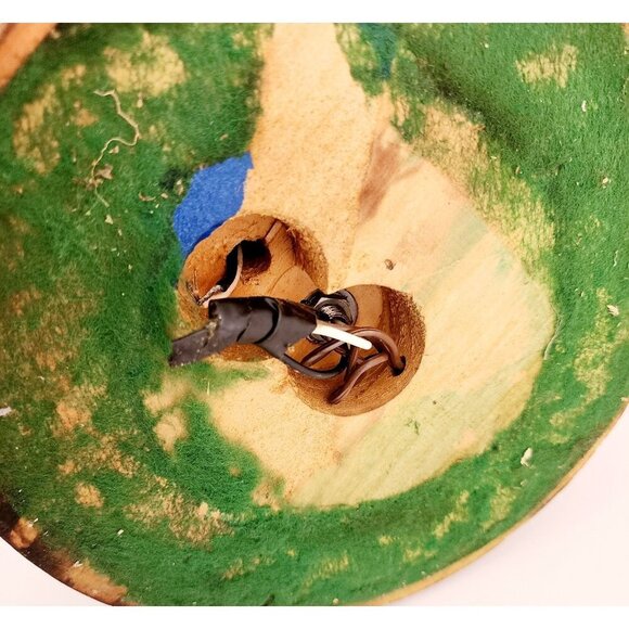 1960s MCM Table Lamp Brass Nautical Industrial Internal Light Mid Century INVRM - Picture 6 of 6